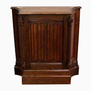 Renaissance Style Jeanselme Cabinet in Solid Oak, Late 19th Century