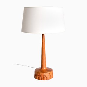 Tischlampen aus Teak von Tranås Stilarmatur, Schweden, 1960er, 2er Set