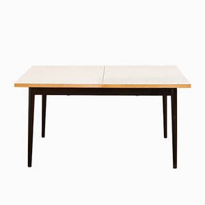Frame Solid Wood Black Painted Table
