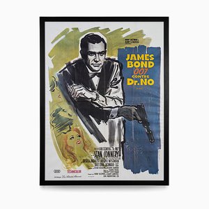 French James Bond 007 Dr. No Grande Release Poster, 1962