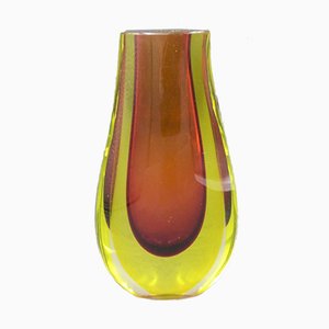 Sommerso Vase von Flavio Poli, 1950er