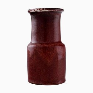 Vase in Glazed Ceramic by Stig Lindberg for Gustavsberg, 1960s
