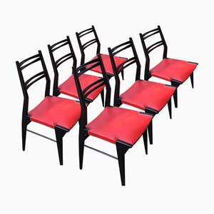 Chairs by Alfred Hendrickx, 1950s, Set of 6