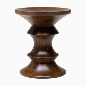 Walnut Time Life Stool by Eames