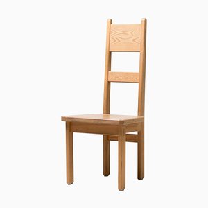 Oregon Pine High Back Chairs by Roland Wilhelmsson, Set of 6