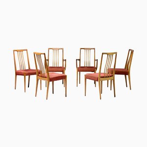 Italian Sculptural Dining Chairs, Set of 6