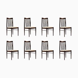 Danish Dining Chairs in Mahogany by H. W. Klein, Set of 8