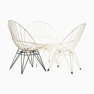 Combex Wire Chairs by Cees Braakman, Set of 3