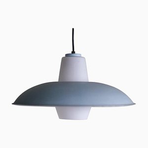 Frosted Glass Pendant by Louis Kalff