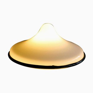Lámpara de mesa de vidrio de Ettore Sottsass para Vistosi