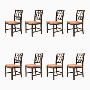 Chaises de Salle à Manger en Acajou par Ole Wanscher, Set de 8