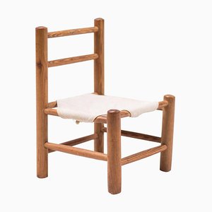 Chaise pour Enfant en Pin et Toile