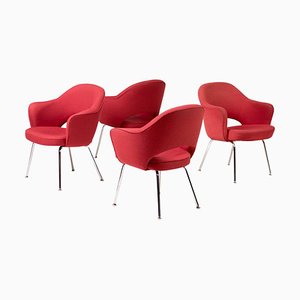 Fauteuils de Direction par Saarinen pour Knoll International, Set de 4