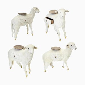 Limited Edition Xai Lambs by Salvador Dali, Set of 4