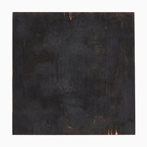 Adrian, Pintura abstracta contemporánea sobre madera, 2017