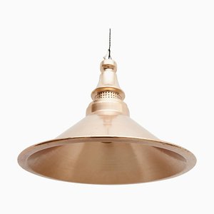 Lampada da soffitto in ottone, XX secolo