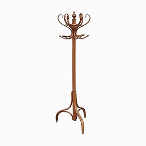 Antique French Bentwood Coat Stand, 1940s