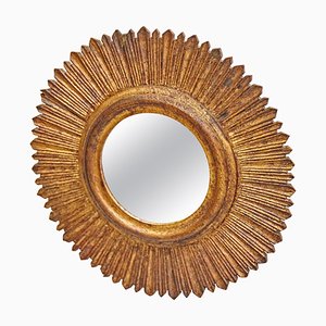 Mid-Century Modern Sunburst Wandspiegel, 1960