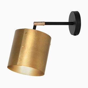 Swipe Brass Wall Lamp from Konsthantverk