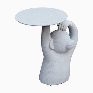 Monkey Concrete Grey Side Table by Jaime Hayon