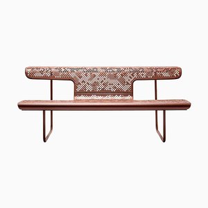 Banc suisse contemporain d'intérieur et d'extérieur Alfredo Häberli, le poète