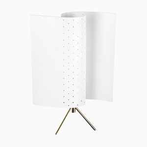 Mid-Century Modern White B207 Desk Lamp by Michel Buffet