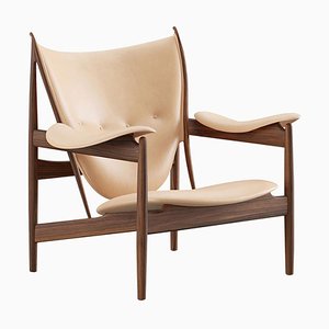 Chieftain Armchair in Wood and Leather by Finn Juhl