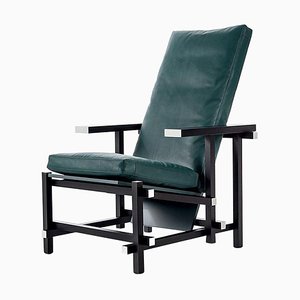Zeilmaker Stuhl in Schwarz, Rot und Blau von Gerrit Rietveld für Cassina
