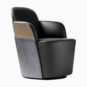 Färg & Blanche Contemporary Leather Little Couture Armchair for BD Barcelona