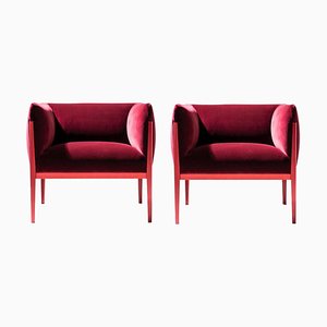 Set of Cotone Armchairs in Aluminum and Fabric by Ronan & Erwan Bourroullec for Cassina