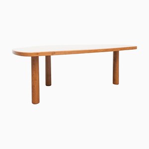 Large Oak Freeform Dining Table by Le Corbusier for for Dada Est.
