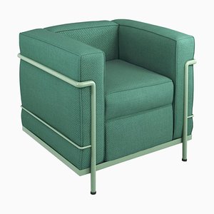 Modell Lc2 Poltrona Stuhl von Le Corbusier, Pierre Jeanneret & Charlotte Perriand für Cassina