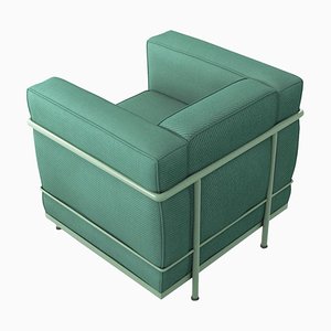 Modell Lc2 Poltrona Stuhl von Le Corbusier, Pierre Jeanneret & Charlotte Perriand für Cassina