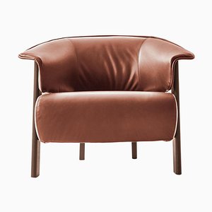 Back-Wing Armchair in Wood, Foam & Leather by Patricia Urquiola for Cassina