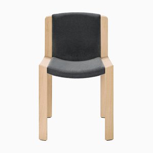 Chair 300 aus Holz und Kvadrat Stoff von Joe Colombo