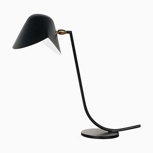Lampe de Bureau Antony Noire par Serge Mouille