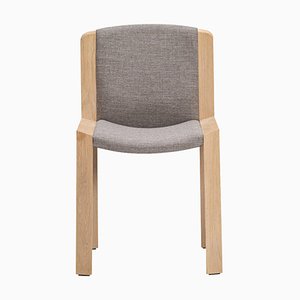 Chair 300 aus Holz und Kvadrat Stoff von Joe Colombo