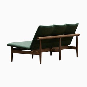 Japan Series 3-Seat Sofa in Wood and Kvadrat Canvas Fabric by Finn Juhl