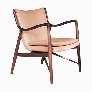 45 Chair in Wood and Leather by Finn Juhl