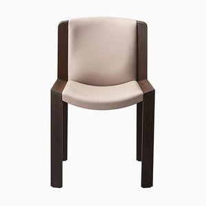 Chair 300 Stuhl aus Holz und Kvadrat Stoff von Joe Colombo