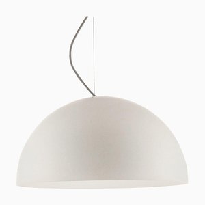 Suspension Lamp Sonora Opaline Methacrylate by Vico Magistretti for Oluce