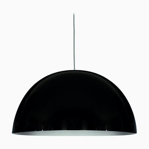 Suspension Lamps Sonora Medium Black by Vico Magistretti for Oluce