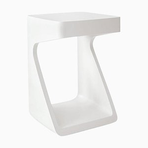 Limited Edition Orion White Side Table by Adolfo Abejon