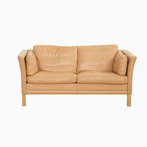 Vintage Two Seater Leather Sofa By Mogens Hansen For At Pamono Vintage Two Seater Leather Sofa By Mogens Hansen