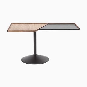 Mesa 840 Stadera de madera y acero de Franco Albini para Cassina