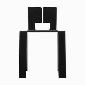 Silla Ombra Tokyo de roble teñido en negro de Charlotte Perriand para Cassina