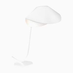 Lampe de Bureau Antony Mid-Century Moderne Blanche par Serge Mouille