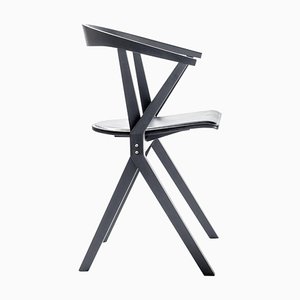 Konstantin Grcic B Chair Black Leather for Bd Barcelona