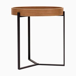Pivot T82 Ristretto or Walnut Side Table by Peter Ghyczy