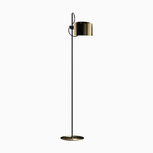 Limited Edition Coupé Gold Floor Lamp by Joe Colombo for Oluce